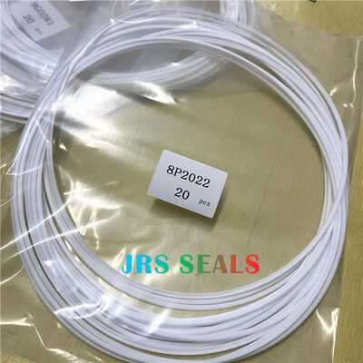equipo de respaldo blanco del sello del cubo del auge del brazo del excavador del cilindro hidráulico del sello del polvo de 8P2022 8P-2022 PTFE