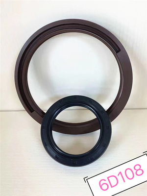 motor de Front Oil Seal For Excavator del cigüeñal de 6D108 S6K 6D34 6D31 6D95