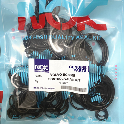 Sello negro Kit For Excavator de la válvula de control de EC EC360B
