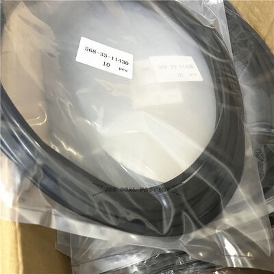 568-33-11430 equipo del cargador del cilindro hidráulico de Oring del negro de 568331430 NBR