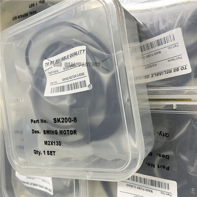 Equipo del sello del excavador del cilindro hidráulico del equipo del sello del motor del oscilación de SK200-8 M2X130