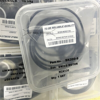 Equipo del sello del excavador del cilindro hidráulico del equipo del sello del motor del oscilación de SK200-8 M2X130
