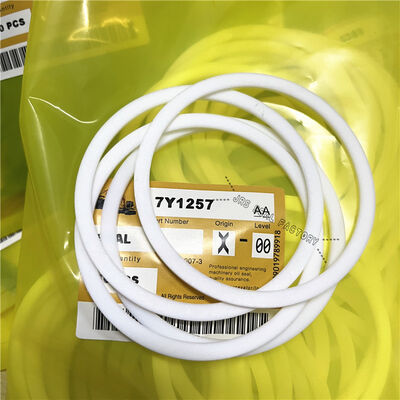 Sello de respaldo blanco del equipo PTFE del sello del cargador del cilindro hidráulico de la dirección de elevación Tift de 7Y1257 7Y-1257