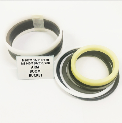 MS110 120 sello del cubo del brazo articulado de 180 del brazo articulado del cubo del sello del excavador recambios de Seal Kit Hydraulic Cylinder Oil Seals