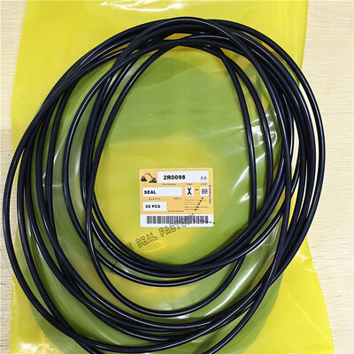 2R0098 9G0286 2R-0098 9G-0286 NBR Kit de sello de cargador de cilindro hidráulico de dirección inclinada de elevación de anillo de respaldo negro