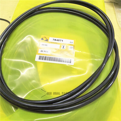 Sello Oring negro del equipo NBR del sello de dirección de elevación del cargador del cilindro hidráulico 7S4571 7S-4571